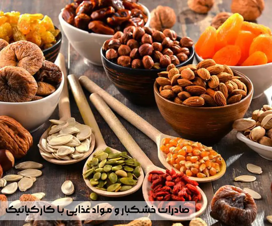 صادرات خشکبار و مواد غذایی با کارکیانیک